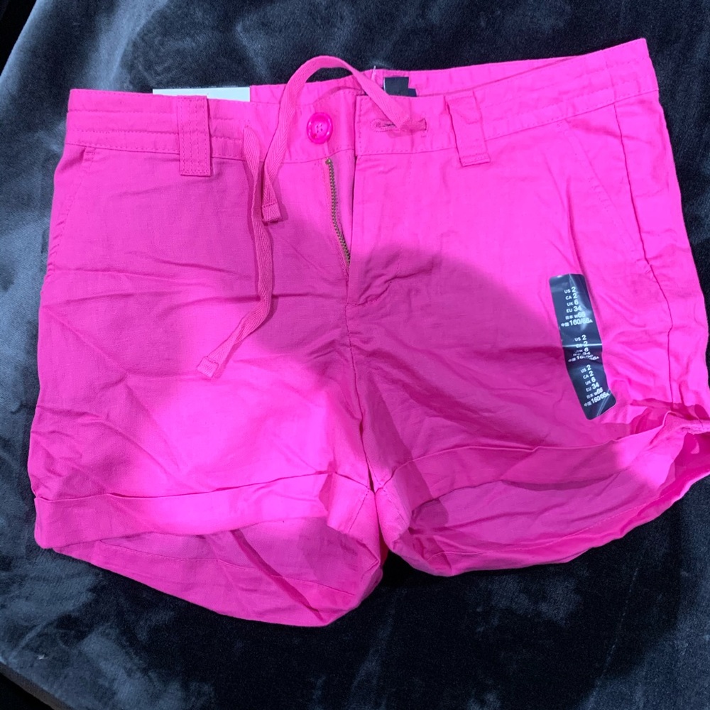 Linen shorts